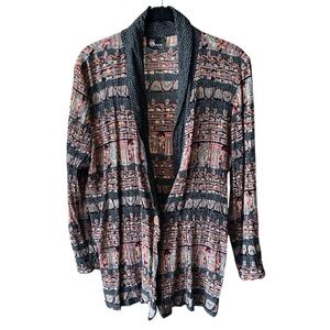 First Option Women’s 1-Button Gauzy Lightweight Jacket, Measures as a Medium